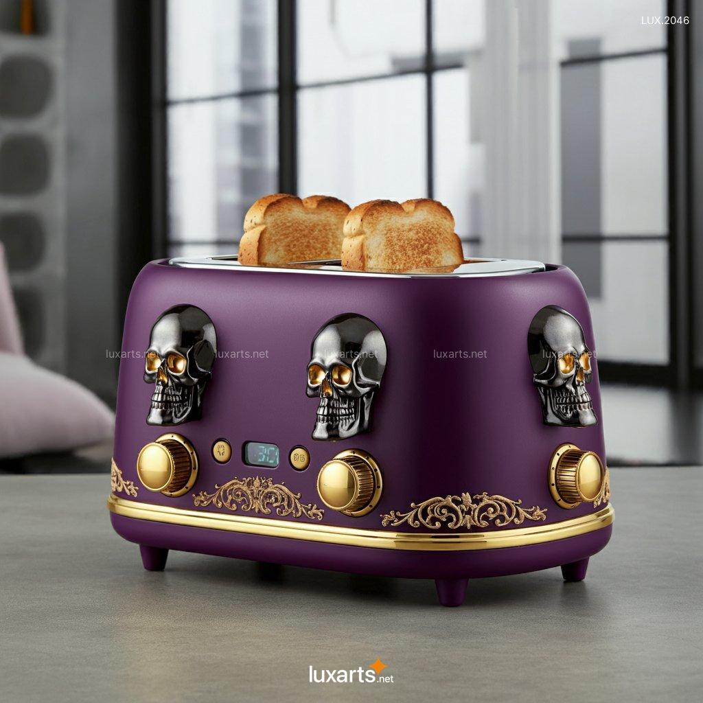 Skull Shaped Toaster | Bold, Spooky Design for a Unique Kitchen Touch skull shaped toaster 8