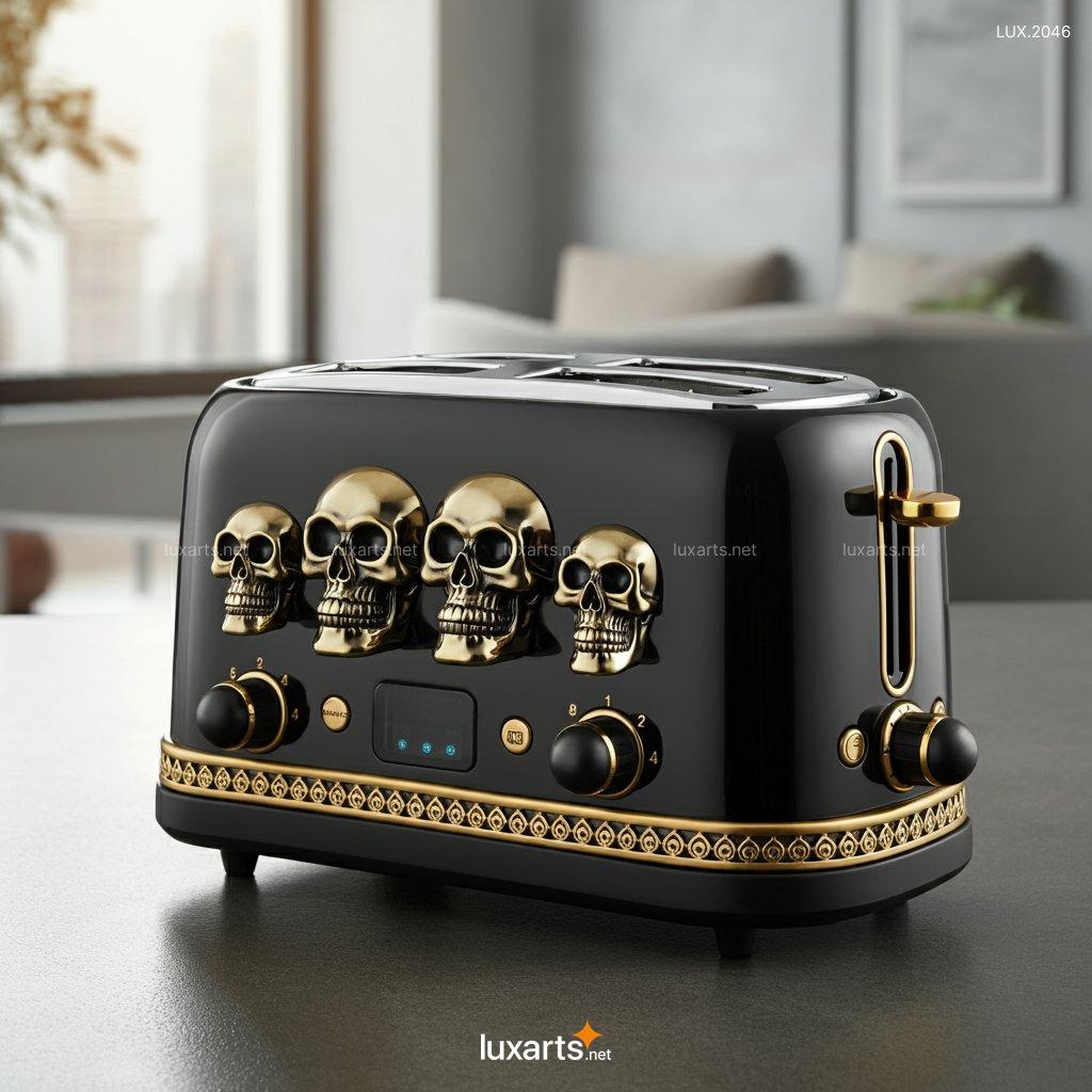 Skull Shaped Toaster | Bold, Spooky Design for a Unique Kitchen Touch skull shaped toaster 9