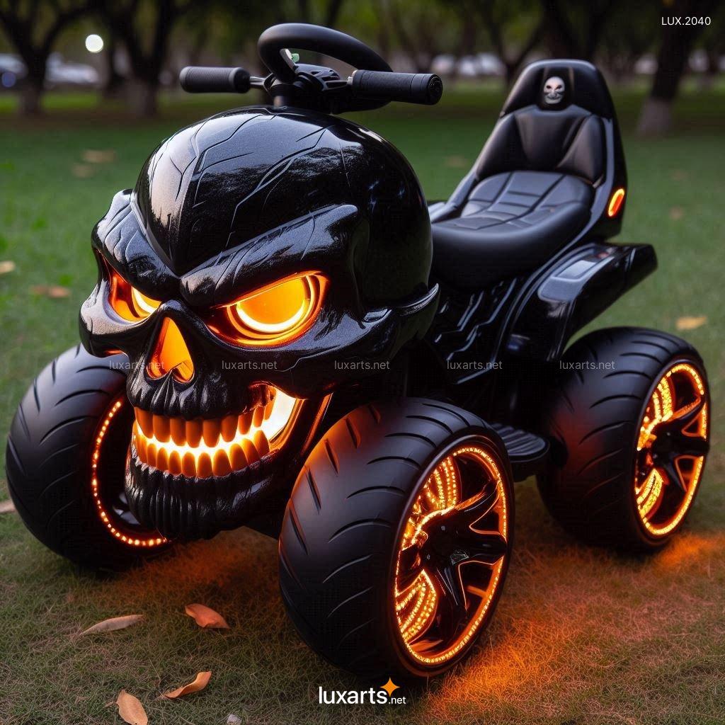 Skull-Themed Lawn Mower Toy for Kids | Fun, Unique Design for Little Lawn Lovers skull themed lawn mower toy for kids 2