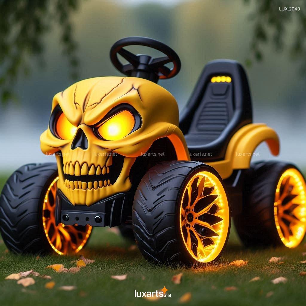 Skull-Themed Lawn Mower Toy for Kids | Fun, Unique Design for Little Lawn Lovers skull themed lawn mower toy for kids 6