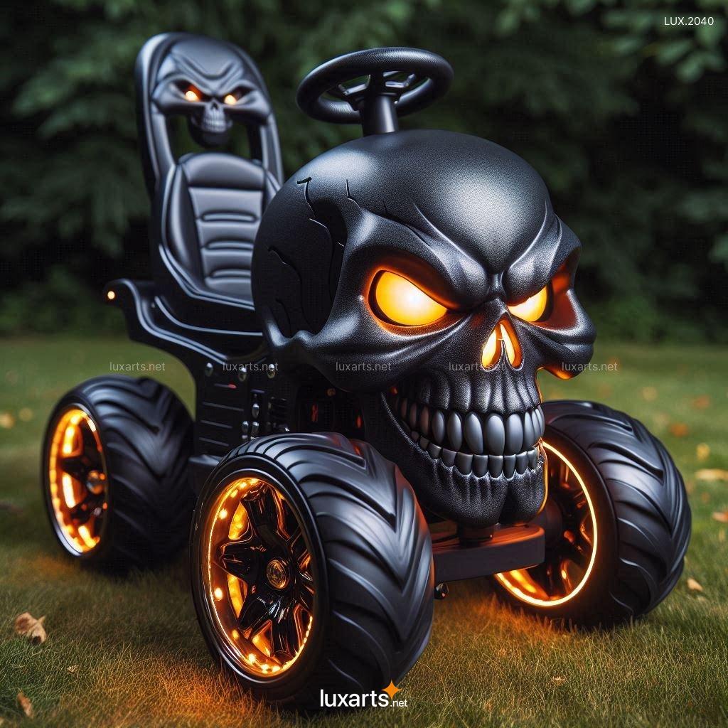 Skull-Themed Lawn Mower Toy for Kids | Fun, Unique Design for Little Lawn Lovers skull themed lawn mower toy for kids 7