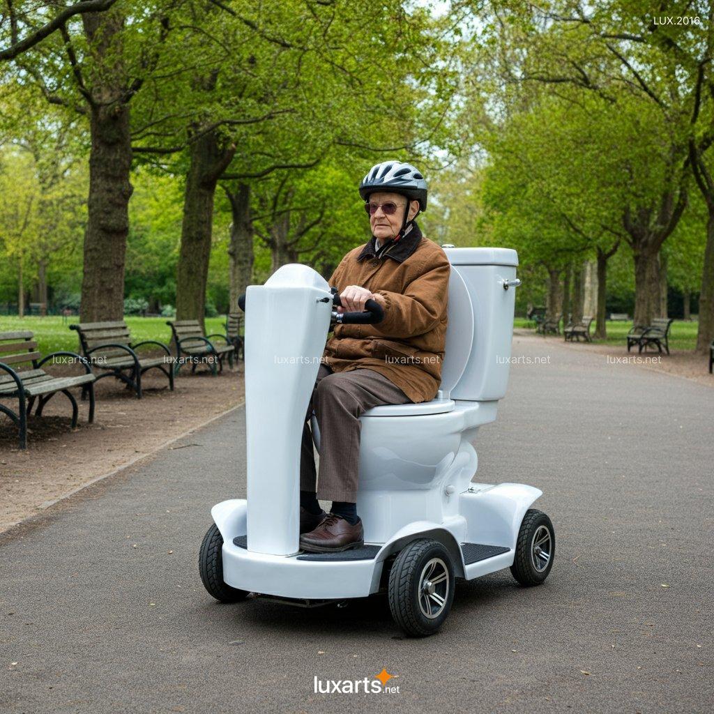 Toilet Shaped Mobility Scooter | A Humorous, Creative Ride for Fun Seekers toilet shaped mobility scooter 1