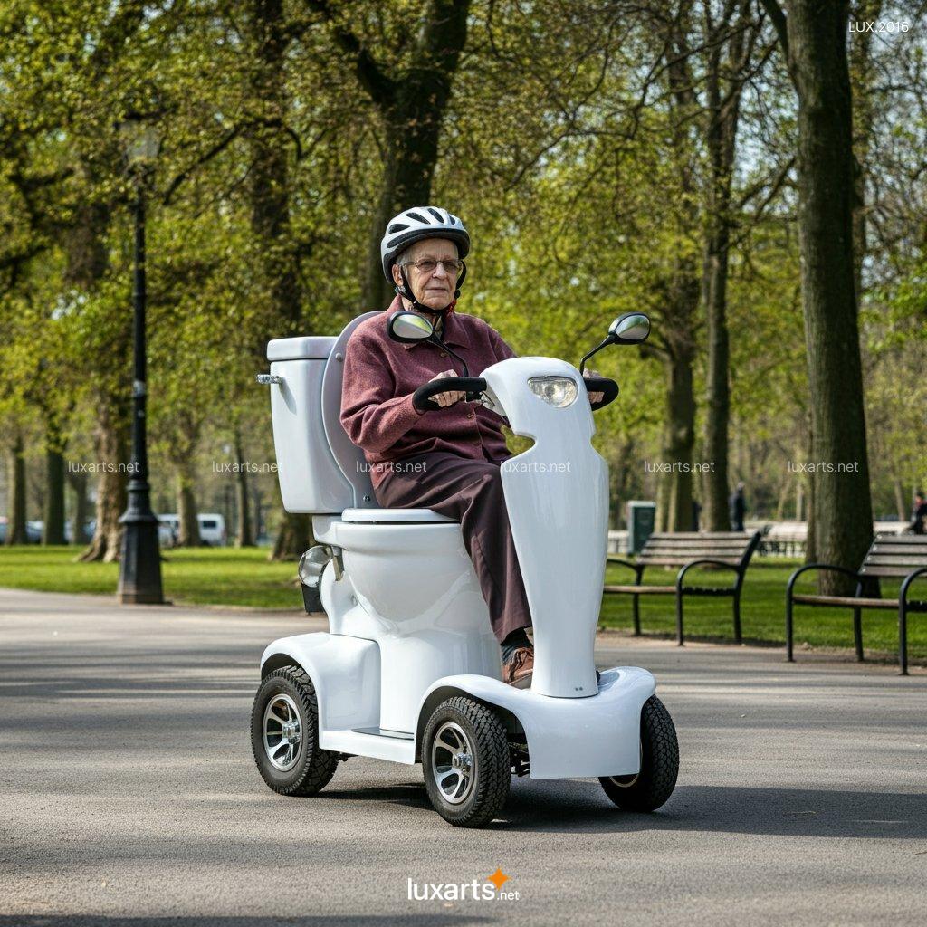 Toilet Shaped Mobility Scooter | A Humorous, Creative Ride for Fun Seekers toilet shaped mobility scooter 2