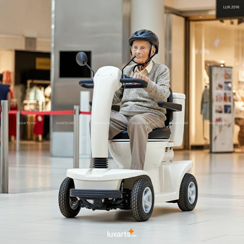 Toilet Shaped Mobility Scooter | A Humorous, Creative Ride for Fun Seekers toilet shaped mobility scooter 4