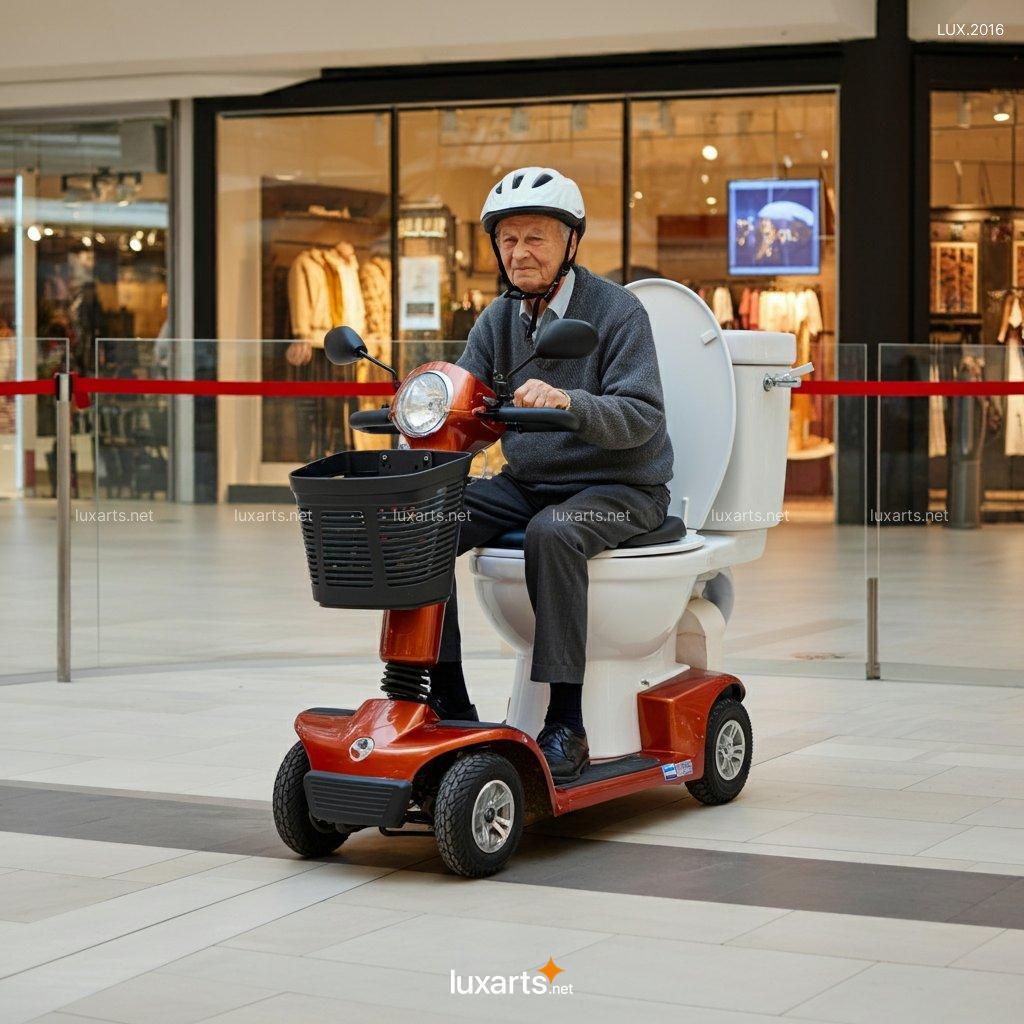 Toilet Shaped Mobility Scooter | A Humorous, Creative Ride for Fun Seekers toilet shaped mobility scooter 5