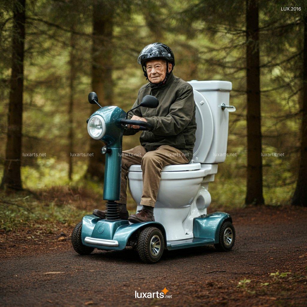 Toilet Shaped Mobility Scooter | A Humorous, Creative Ride for Fun Seekers toilet shaped mobility scooter 8