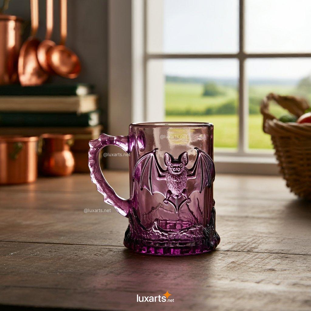 Transparent Bat Glass Mug | Perfectly Clear Mug with Dark, Gothic Charm transparent bat glass mug 9