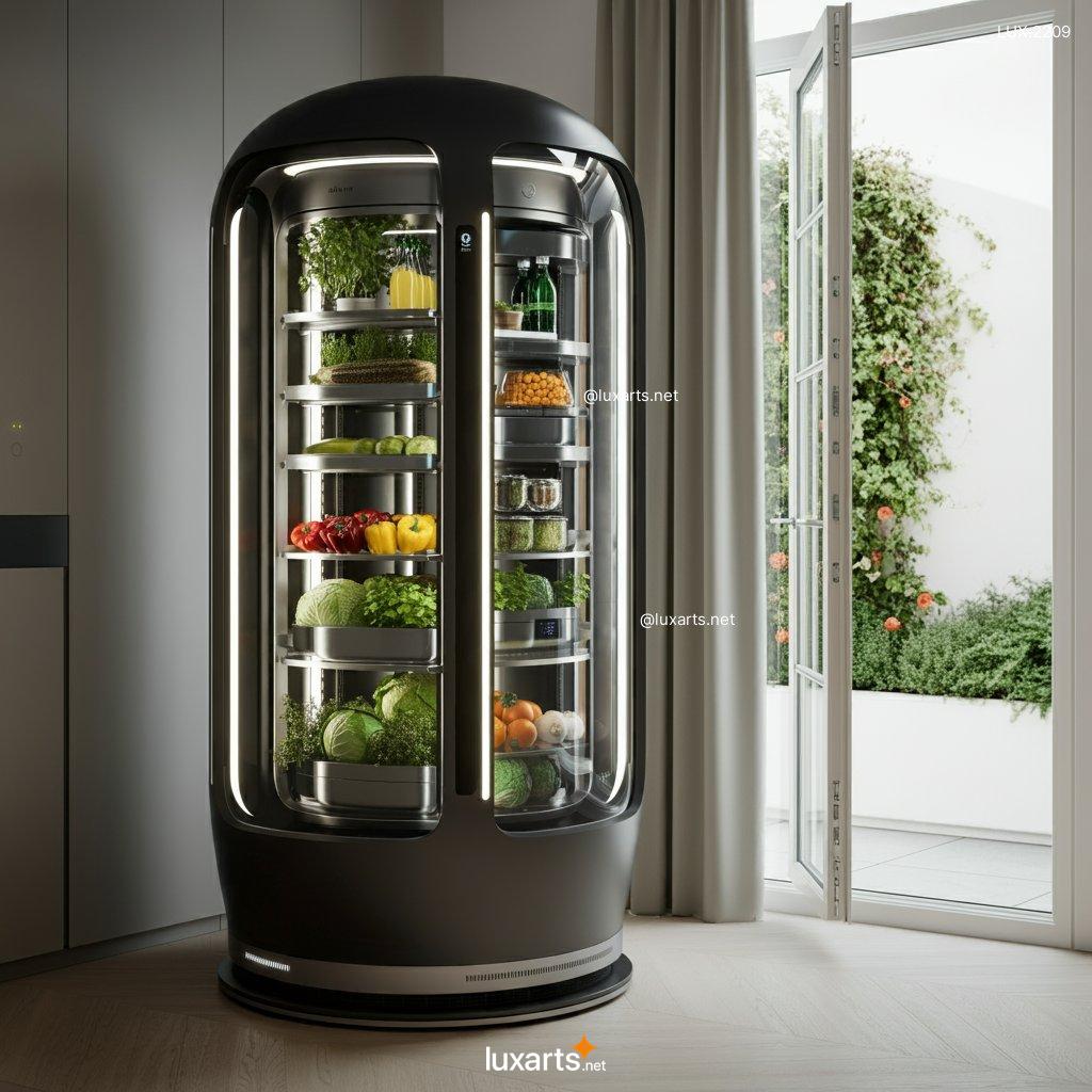 LUX.2209 Transparent Futuristic Refrigerator | Cutting-Edge Design for Modern Homes transparent futuristic refrigerator 1