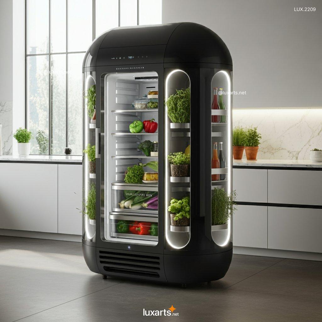 LUX.2209 Transparent Futuristic Refrigerator | Cutting-Edge Design for Modern Homes transparent futuristic refrigerator 10