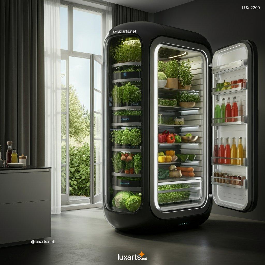 LUX.2209 Transparent Futuristic Refrigerator | Cutting-Edge Design for Modern Homes transparent futuristic refrigerator 2