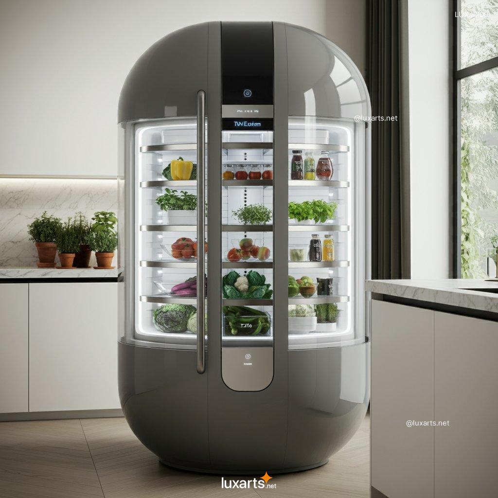 LUX.2209 Transparent Futuristic Refrigerator | Cutting-Edge Design for Modern Homes transparent futuristic refrigerator 9