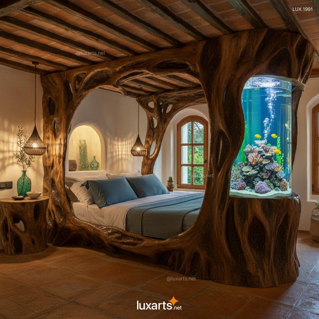 LUX.1991 Tree Trunk Aquarium Bed | Sleep Surrounded by Nature and Aquatic Serenity tree trunk aquarium bed 11