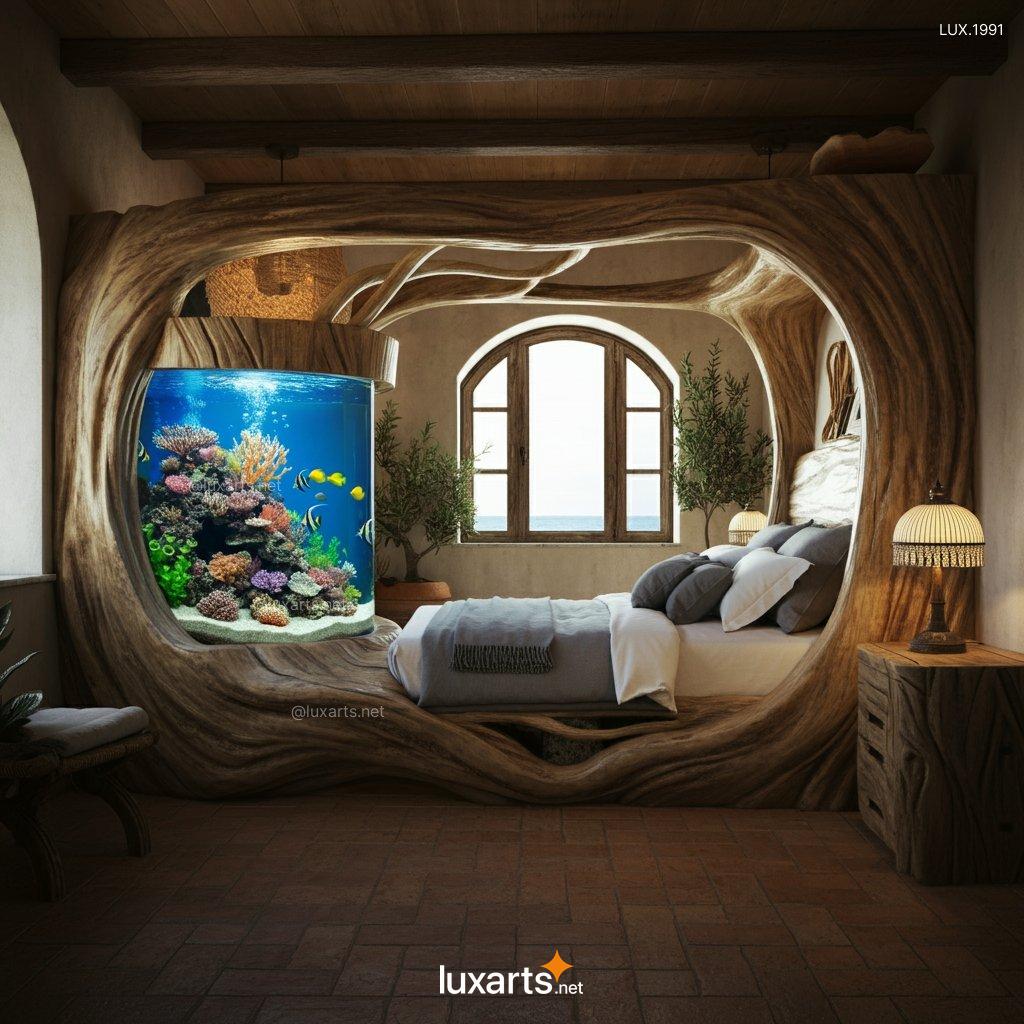 LUX.1991 Tree Trunk Aquarium Bed | Sleep Surrounded by Nature and Aquatic Serenity tree trunk aquarium bed 16