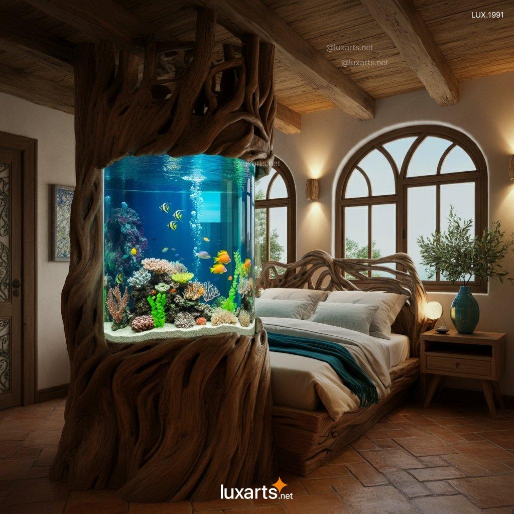 LUX.1991 Tree Trunk Aquarium Bed | Sleep Surrounded by Nature and Aquatic Serenity tree trunk aquarium bed 24