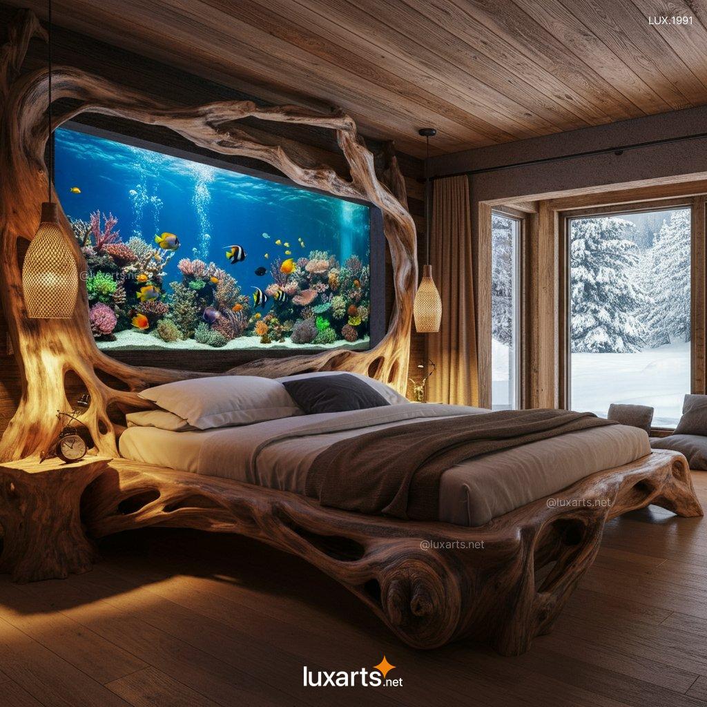 LUX.1991 Tree Trunk Aquarium Bed | Sleep Surrounded by Nature and Aquatic Serenity tree trunk aquarium bed 32