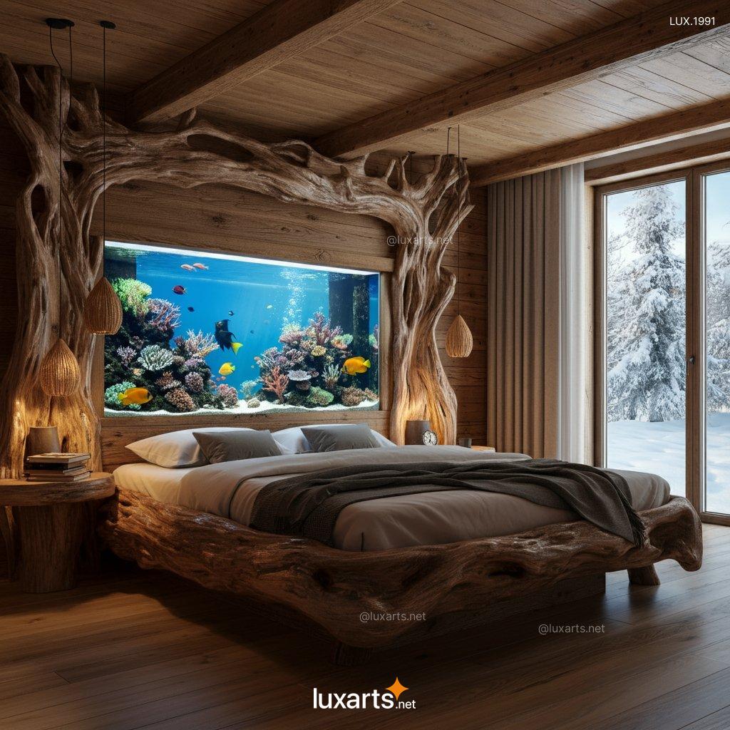 LUX.1991 Tree Trunk Aquarium Bed | Sleep Surrounded by Nature and Aquatic Serenity tree trunk aquarium bed 33