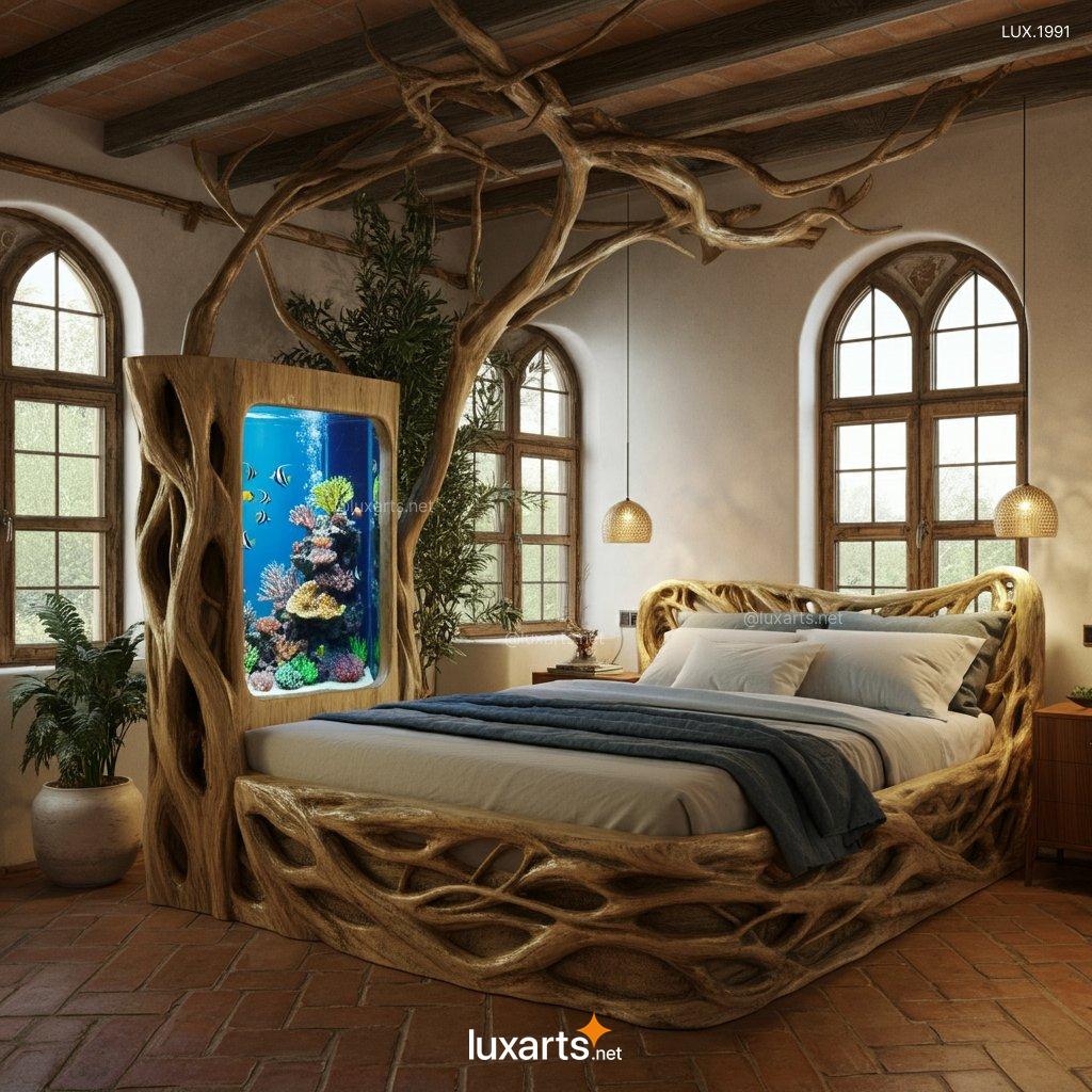 LUX.1991 Tree Trunk Aquarium Bed | Sleep Surrounded by Nature and Aquatic Serenity tree trunk aquarium bed 9