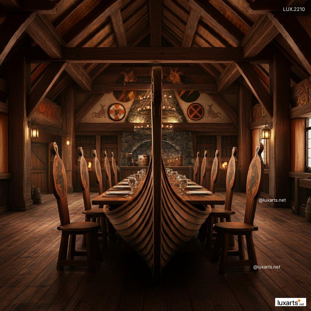 LUX.2210 Viking Longboats Inspired Tables | Nautical Elegance for Your Space viking longboats inspired tables 6