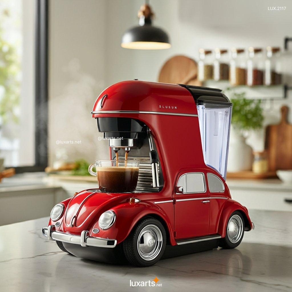 LUX.2117 VW Beetle Inspired Coffee Maker | Retro Charm for Your Morning Brew vw beetle inspired coffee makers 1