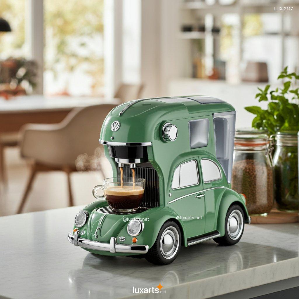 LUX.2117 VW Beetle Inspired Coffee Maker | Retro Charm for Your Morning Brew vw beetle inspired coffee makers 2