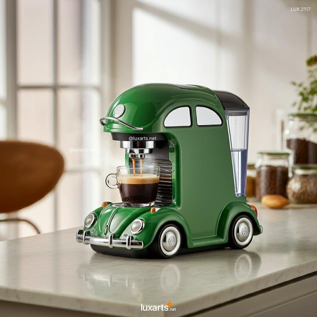 LUX.2117 VW Beetle Inspired Coffee Maker | Retro Charm for Your Morning Brew vw beetle inspired coffee makers 4