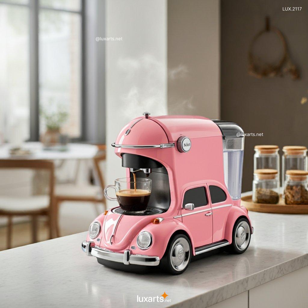 LUX.2117 VW Beetle Inspired Coffee Maker | Retro Charm for Your Morning Brew vw beetle inspired coffee makers 5