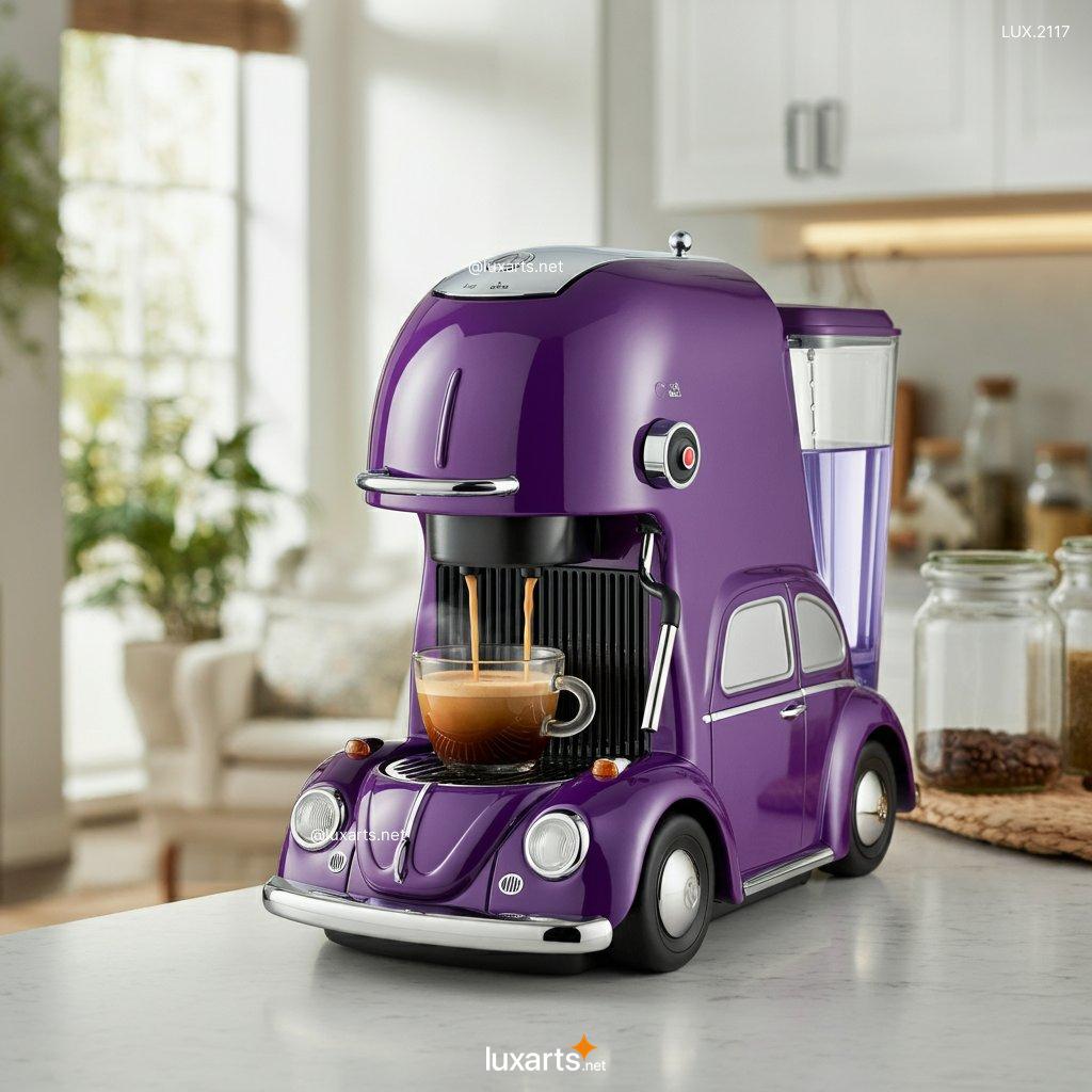 LUX.2117 VW Beetle Inspired Coffee Maker | Retro Charm for Your Morning Brew vw beetle inspired coffee makers 6