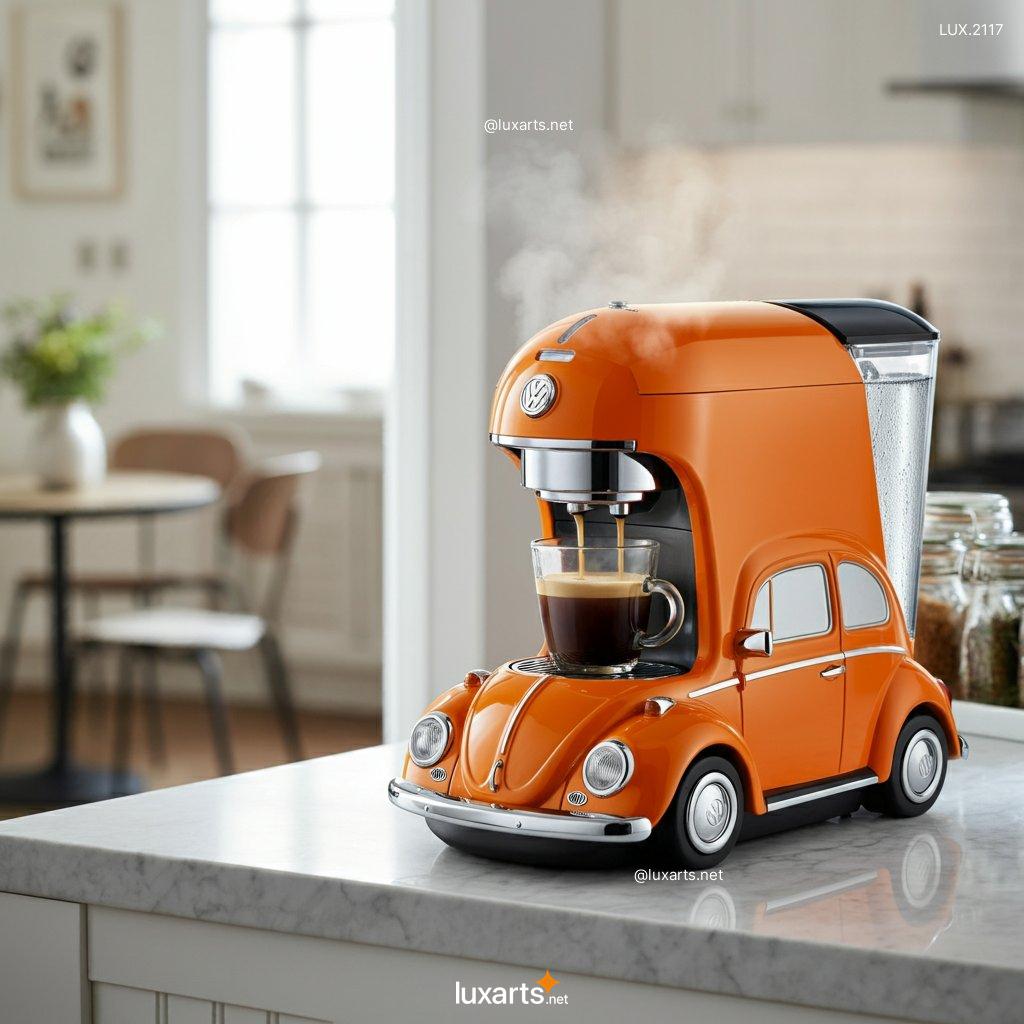 LUX.2117 VW Beetle Inspired Coffee Maker | Retro Charm for Your Morning Brew vw beetle inspired coffee makers 7