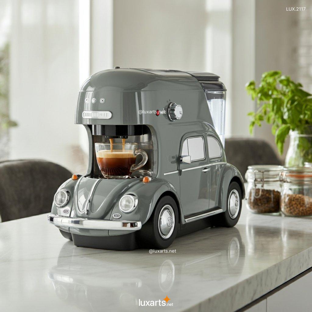 LUX.2117 VW Beetle Inspired Coffee Maker | Retro Charm for Your Morning Brew vw beetle inspired coffee makers 8