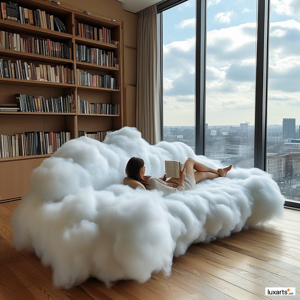 LUX.2275 Cloud-Shaped Couch: Cozy Up on a Cloud-Shaped Sofa cloud shaped couch 1