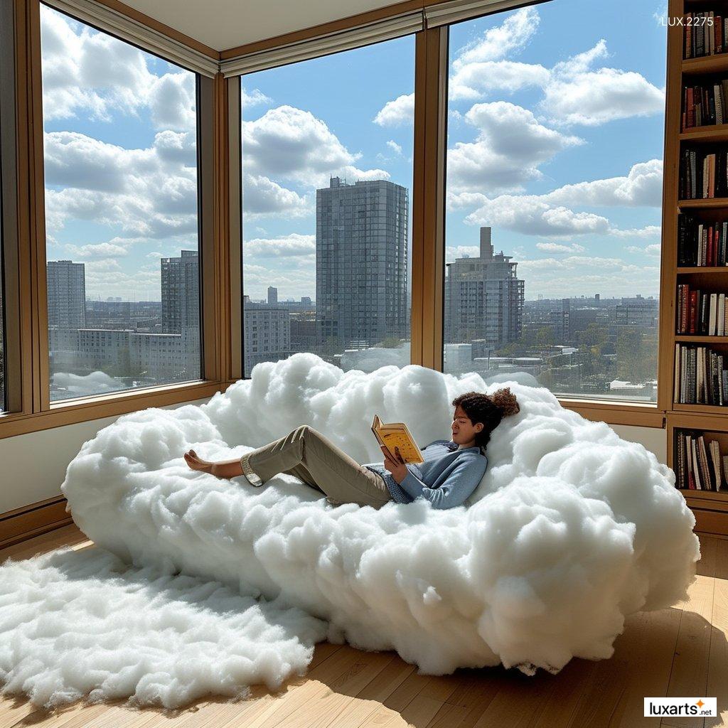 LUX.2275 Cloud-Shaped Couch: Cozy Up on a Cloud-Shaped Sofa cloud shaped couch 2