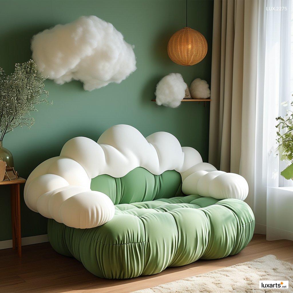 LUX.2275 Cloud-Shaped Couch: Cozy Up on a Cloud-Shaped Sofa cloud shaped couch 3