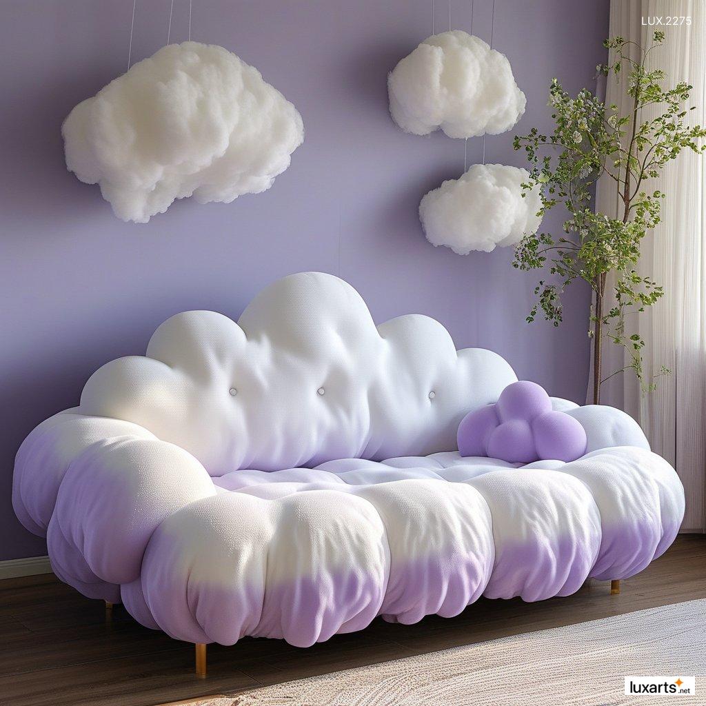 LUX.2275 Cloud-Shaped Couch: Cozy Up on a Cloud-Shaped Sofa cloud shaped couch 7