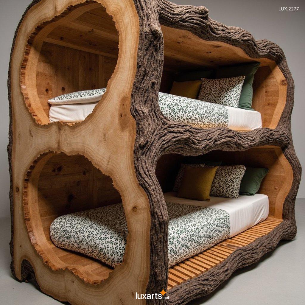 LUX.2277 Creative Tree Trunk Bunk Bed Ideas for Small Spaces: Maximize Your Bedroom creative tree trunk bunk bed ideas 1 1