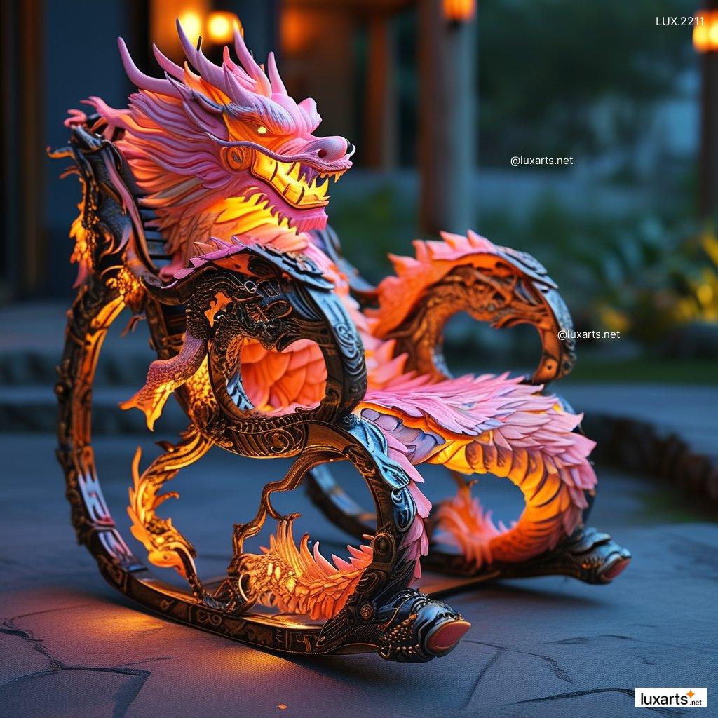 LUX.2211 Dragon Rocking Chair | Mythical Comfort with Creative Design dragon rocking chair 4