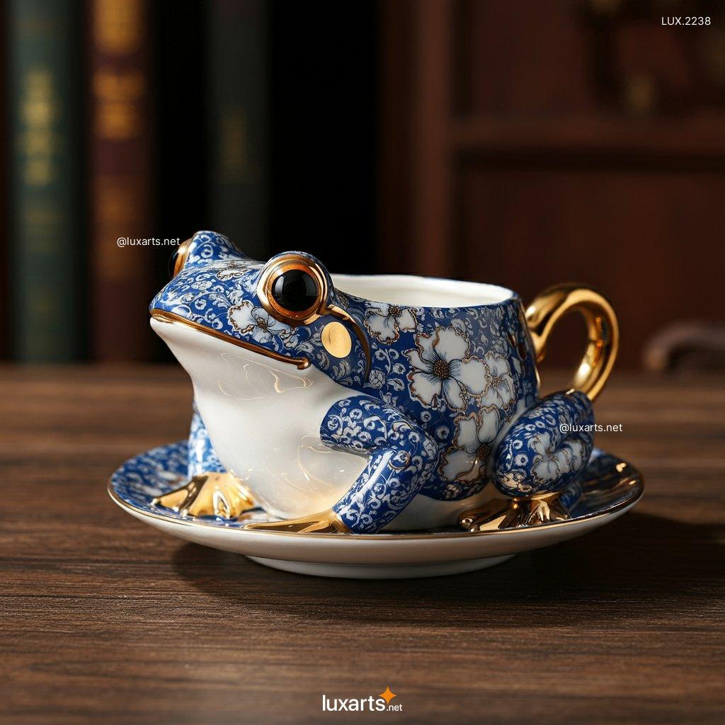 LUX.2238 Frog Shaped Teacup: Unique & Creative Ceramic Teacups for Tea Lovers frog shaped teacup 6