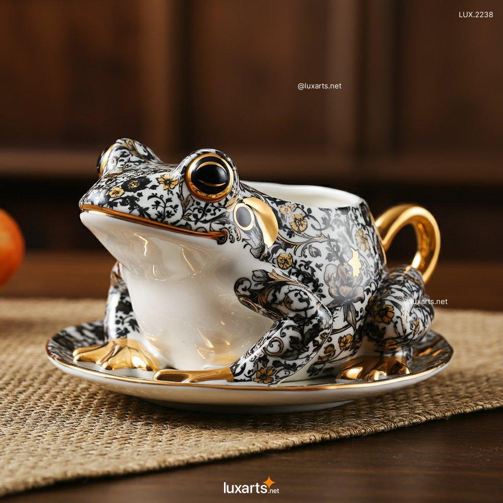 LUX.2238 Frog Shaped Teacup: Unique & Creative Ceramic Teacups for Tea Lovers frog shaped teacup 7