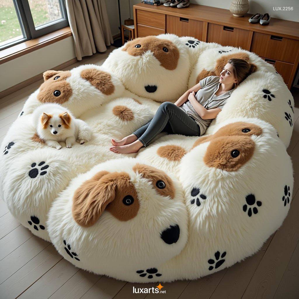 LUX.2256 Giant Fur Pet Beds For Humans: Oversized & Cozy Beds For Human Comfort giant fur pet beds for humans 6