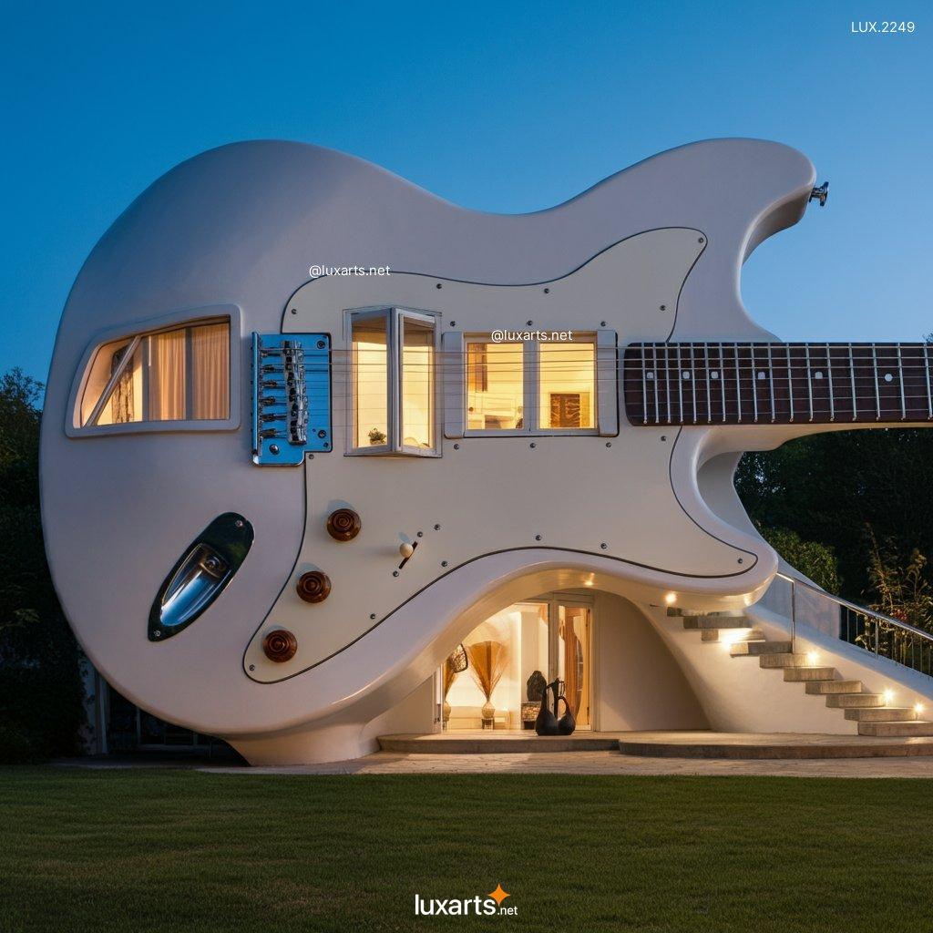 LUX.2249 Giant Guitar-Shaped House Design: A Creative Architectural Masterpiece giant guitar shaped house design 1