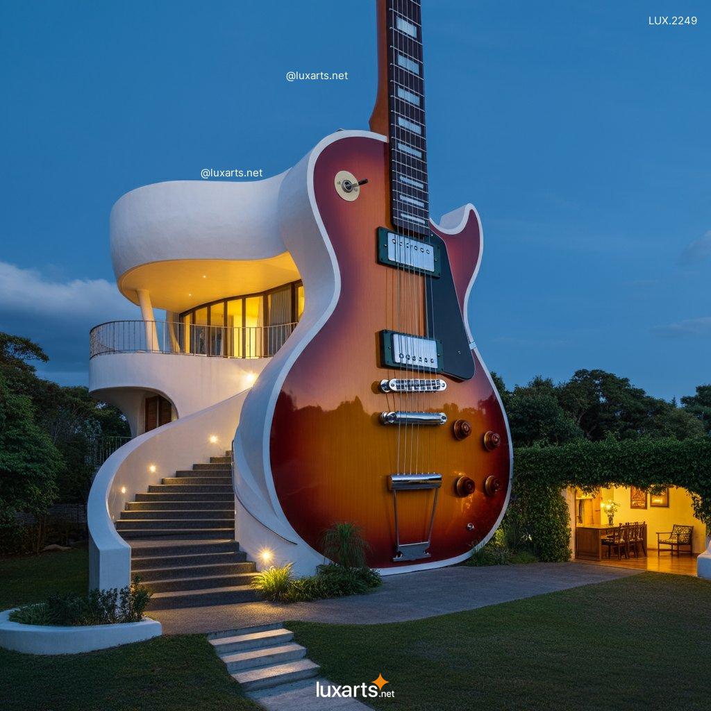 LUX.2249 Giant Guitar-Shaped House Design: A Creative Architectural Masterpiece giant guitar shaped house design 2