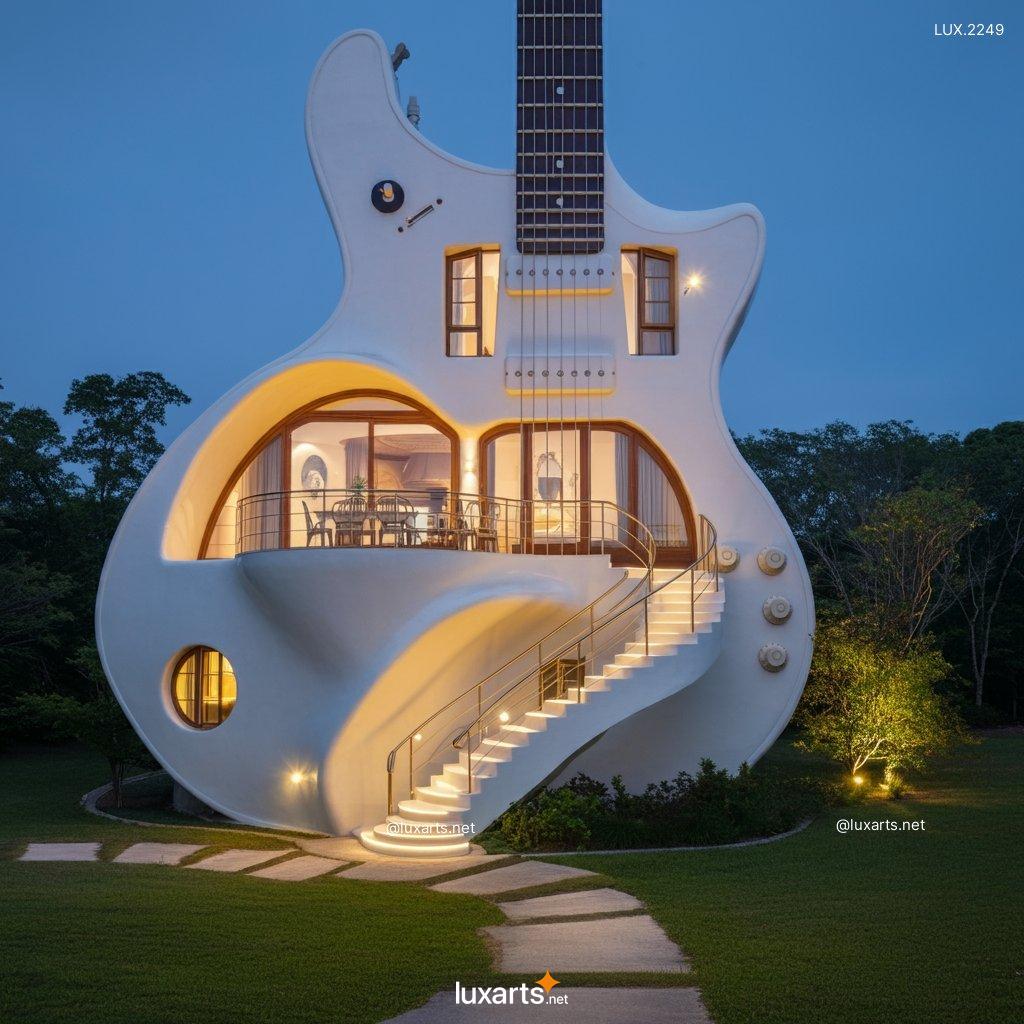 LUX.2249 Giant Guitar-Shaped House Design: A Creative Architectural Masterpiece giant guitar shaped house design 4