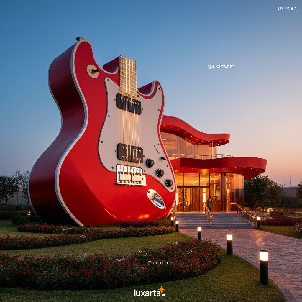 LUX.2249 Giant Guitar-Shaped House Design: A Creative Architectural Masterpiece giant guitar shaped house design 5