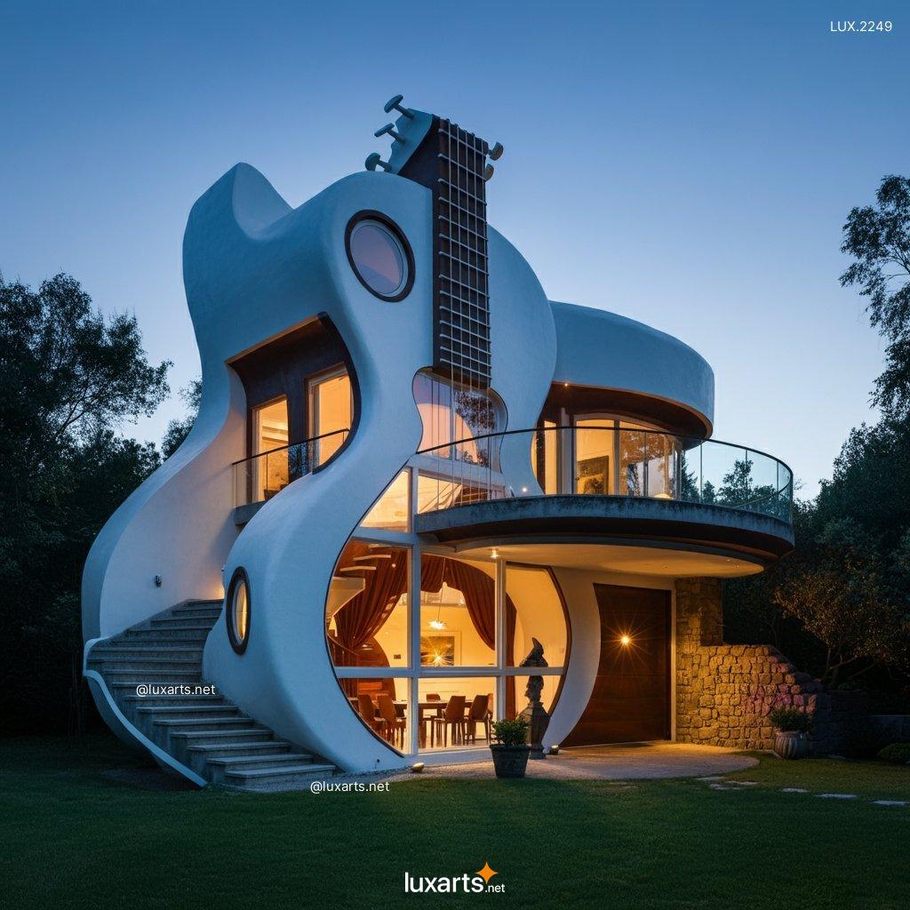 LUX.2249 Giant Guitar-Shaped House Design: A Creative Architectural Masterpiece giant guitar shaped house design 6