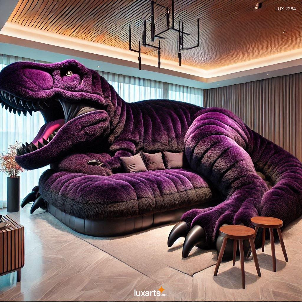 LUX.2264 Giant T-rex Shaped Couch: Oversized, Comfortable, and Incredibly Cool giant t rex shaped couch 10