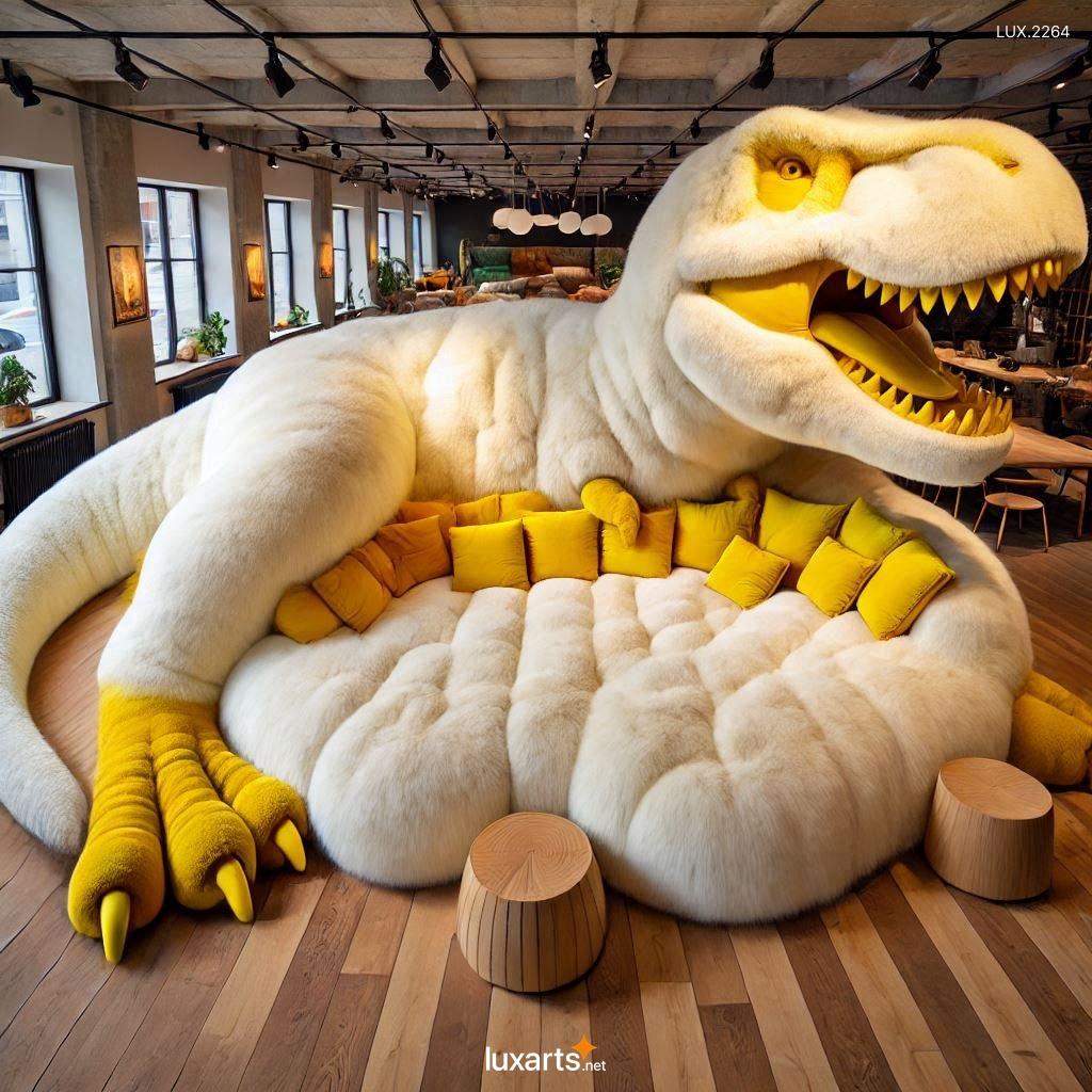 LUX.2264 Giant T-rex Shaped Couch: Oversized, Comfortable, and Incredibly Cool giant t rex shaped couch 3