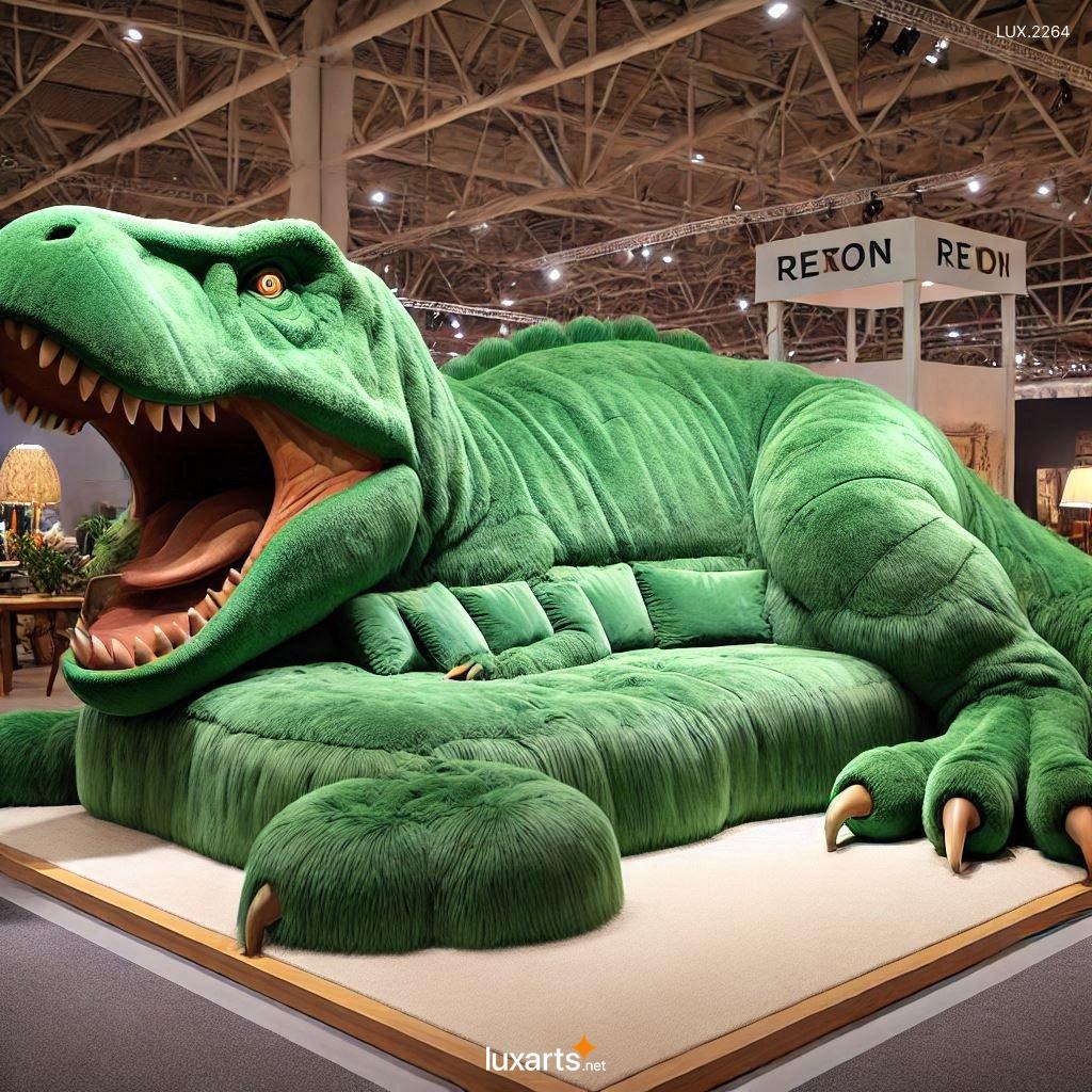 LUX.2264 Giant T-rex Shaped Couch: Oversized, Comfortable, and Incredibly Cool giant t rex shaped couch 4