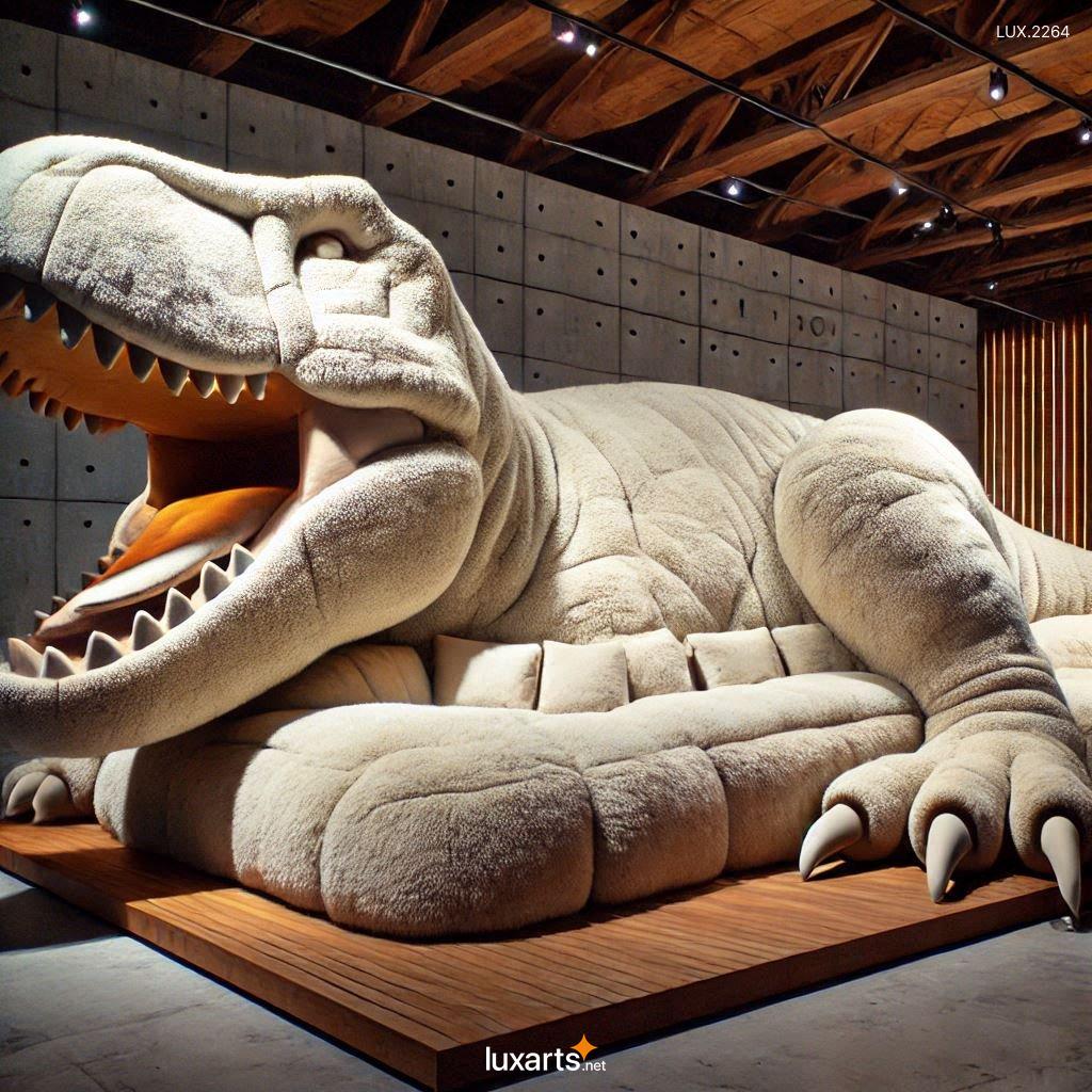 LUX.2264 Giant T-rex Shaped Couch: Oversized, Comfortable, and Incredibly Cool giant t rex shaped couch 8