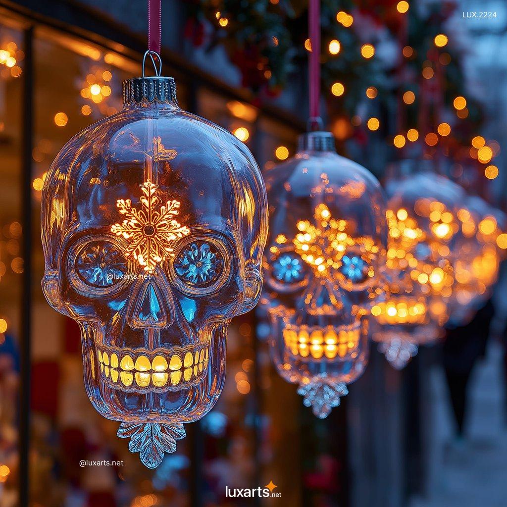 LUX.2224 Skull Themed Christmas Lights | Spooky Elegance for the Holidays skull themed christmas lights 1