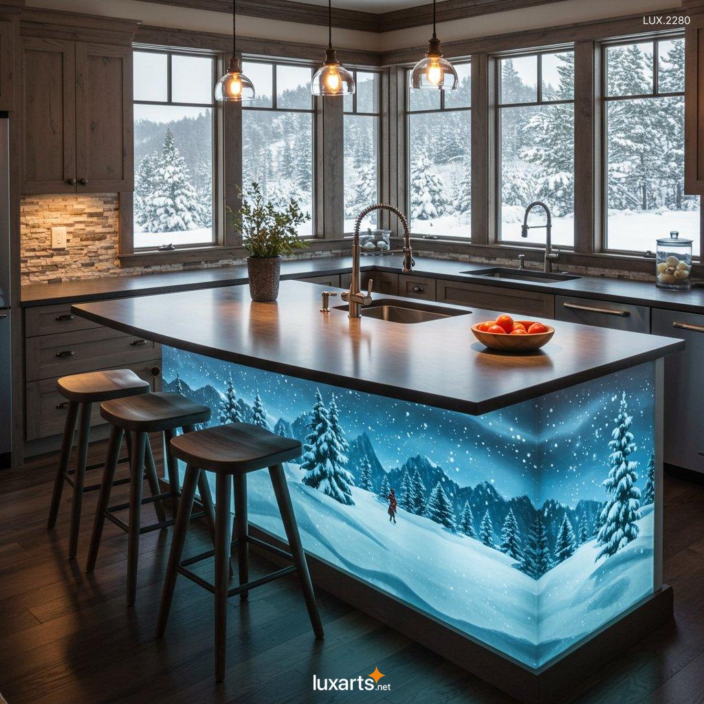 LUX.2280 Winter Themed Kitchen Islands: Design Ideas for a Cozy Winter Kitchen winter themed kitchen islands 2