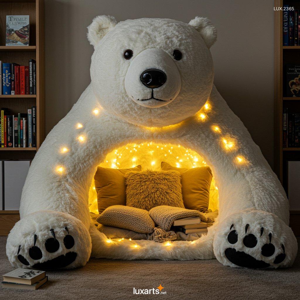 LUX.2365 Bear Shaped Reading Nook: Cozy and Adorable Space for Book Lovers bear shaped reading nook 5